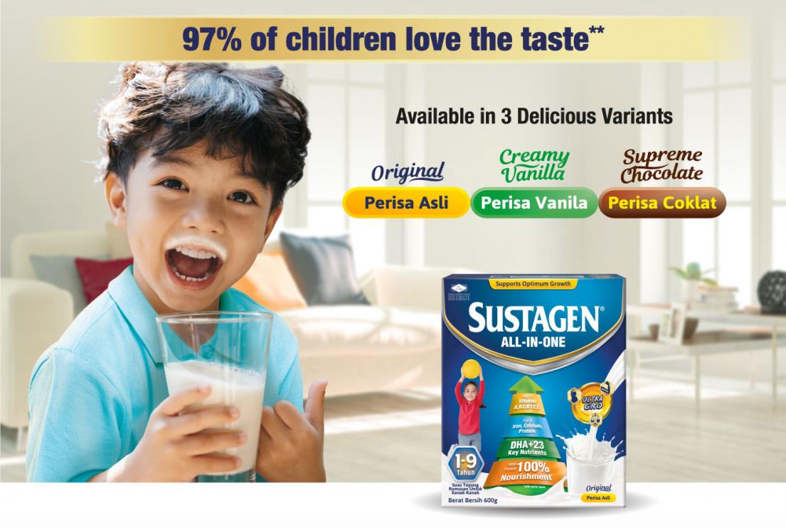 97% of children love the taste