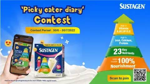 Sustagen “Picky Eater Diary Contest”